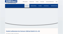 Desktop Screenshot of gittfried.de
